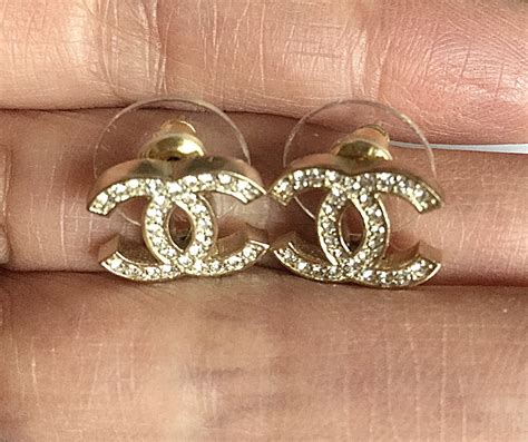 coco chanel earrings for sale|vintage chanel cc earrings price.